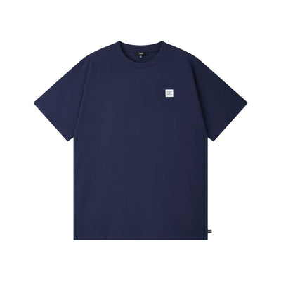 Navy White Carving Logo T-shirt (Men's)