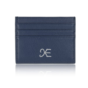 Blue Silver Logo Stamp Serenity Cardholder (Unisex)