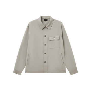 Beige Silver Square Pocket Jacket (Men's)
