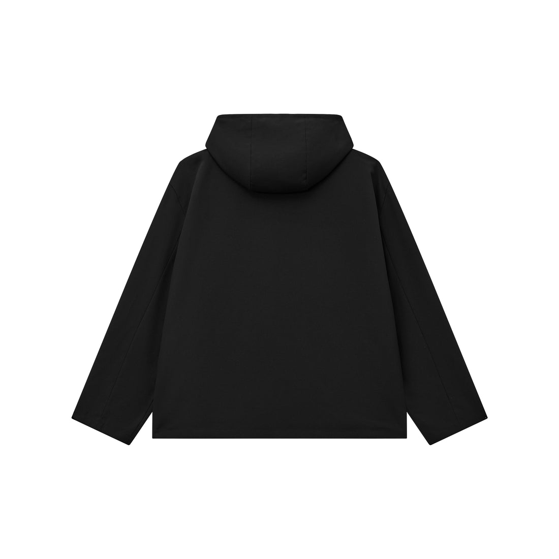 Black Silver Tag Zip-up Hoodie (Unisex)