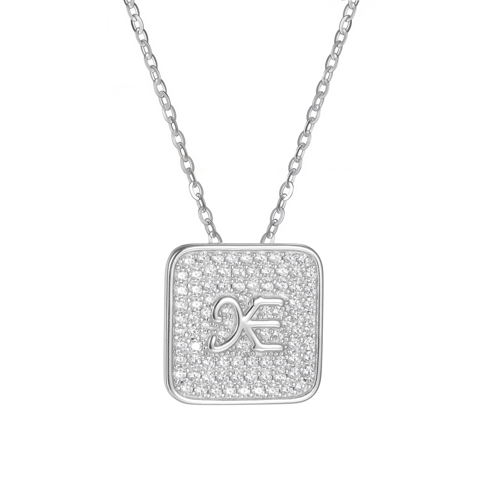 Silver Space Logo Element Necklace (Women's)