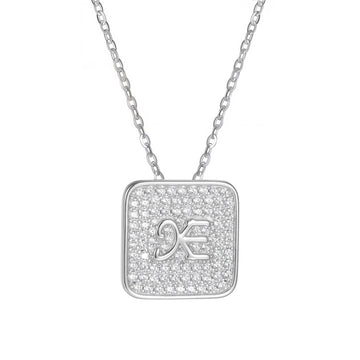 Silver Space Logo Element Necklace (Women's)