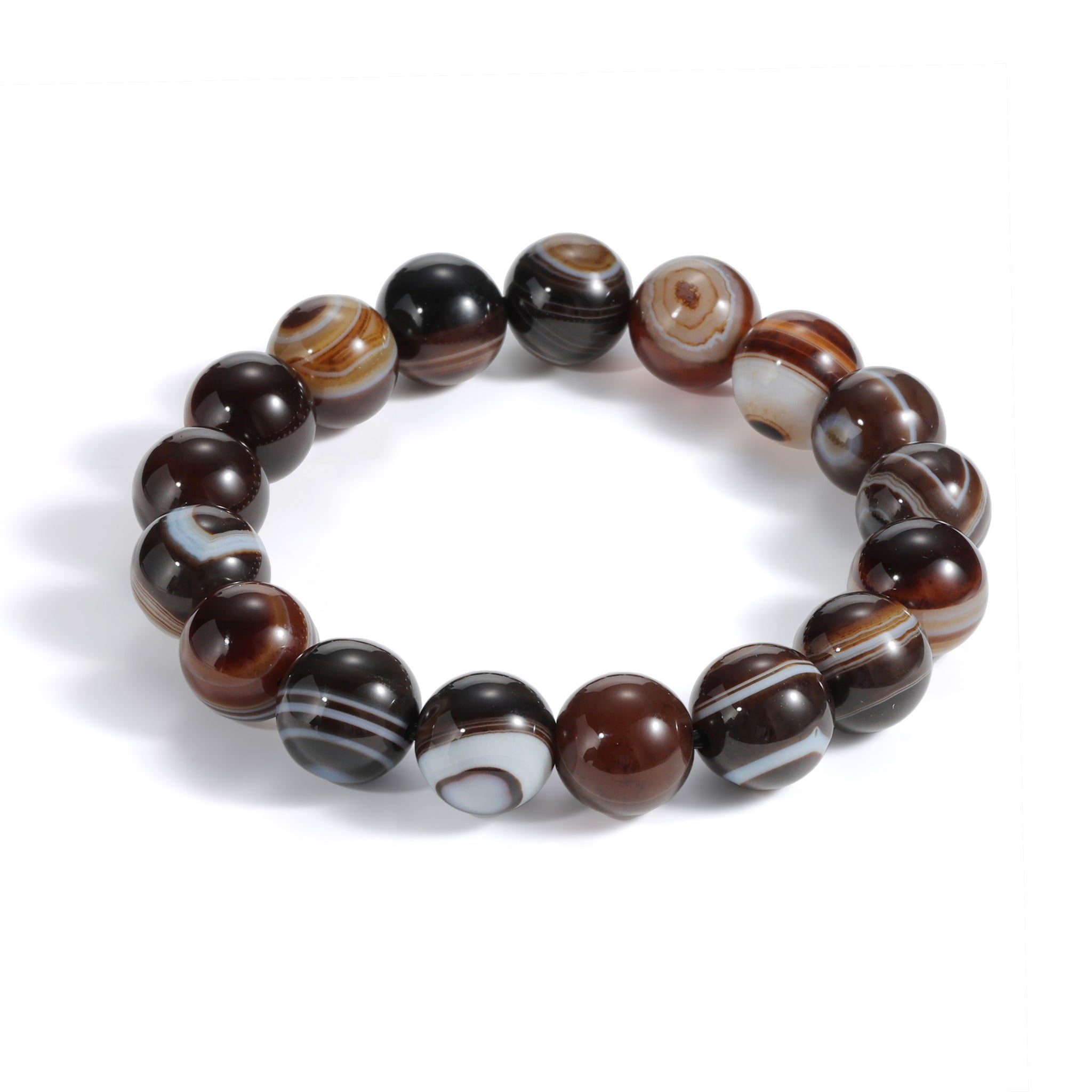 Dark/Light Brown Serenity Bracelet (Unisex 17&20CM)