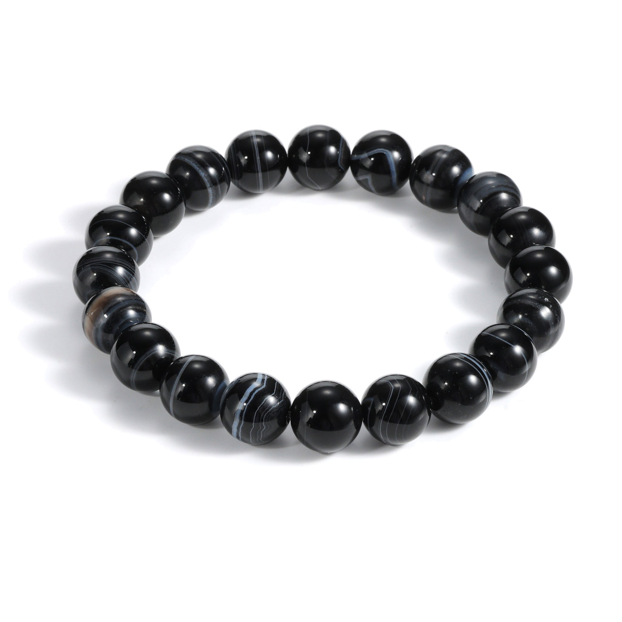 Black Serenity Bracelet (Unisex 17&20CM)