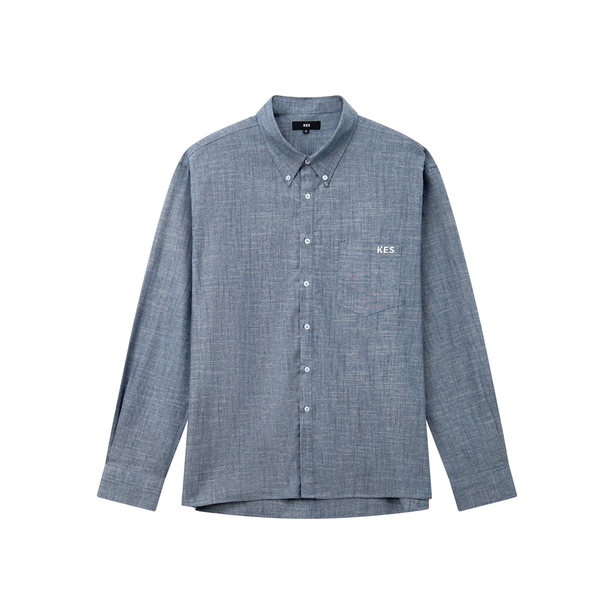 Heathered Blue White KES Shirt (Men's)