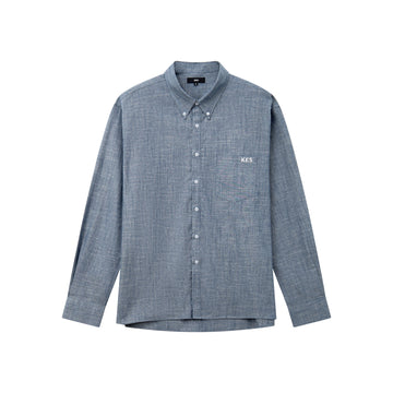 Heathered Blue White KES Shirt (Men's)
