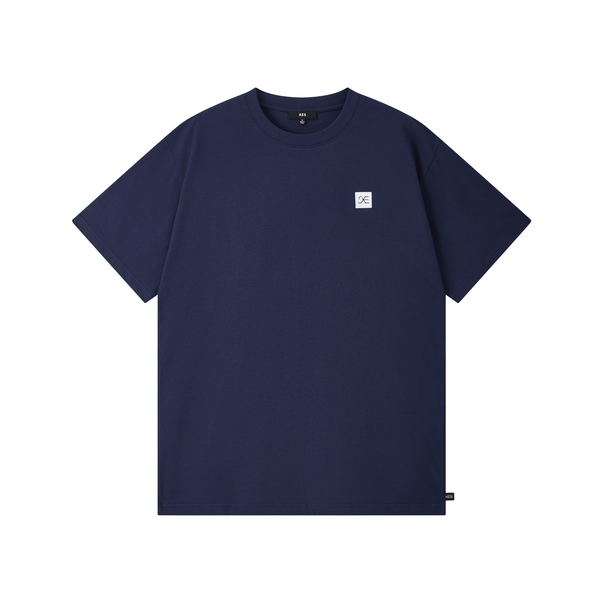 Navy White Carving Logo T-shirt (Men's)