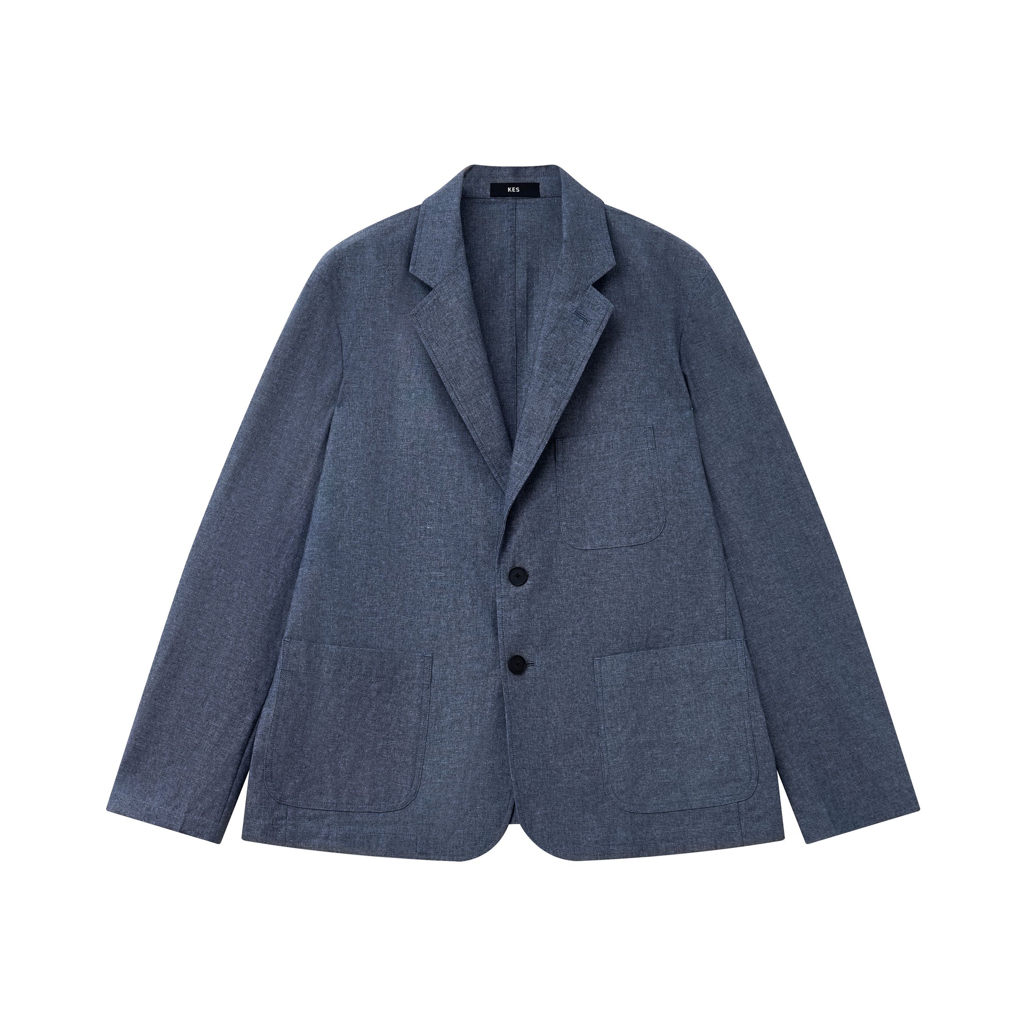 Heathered Blue Casual Blazer (Men's)
