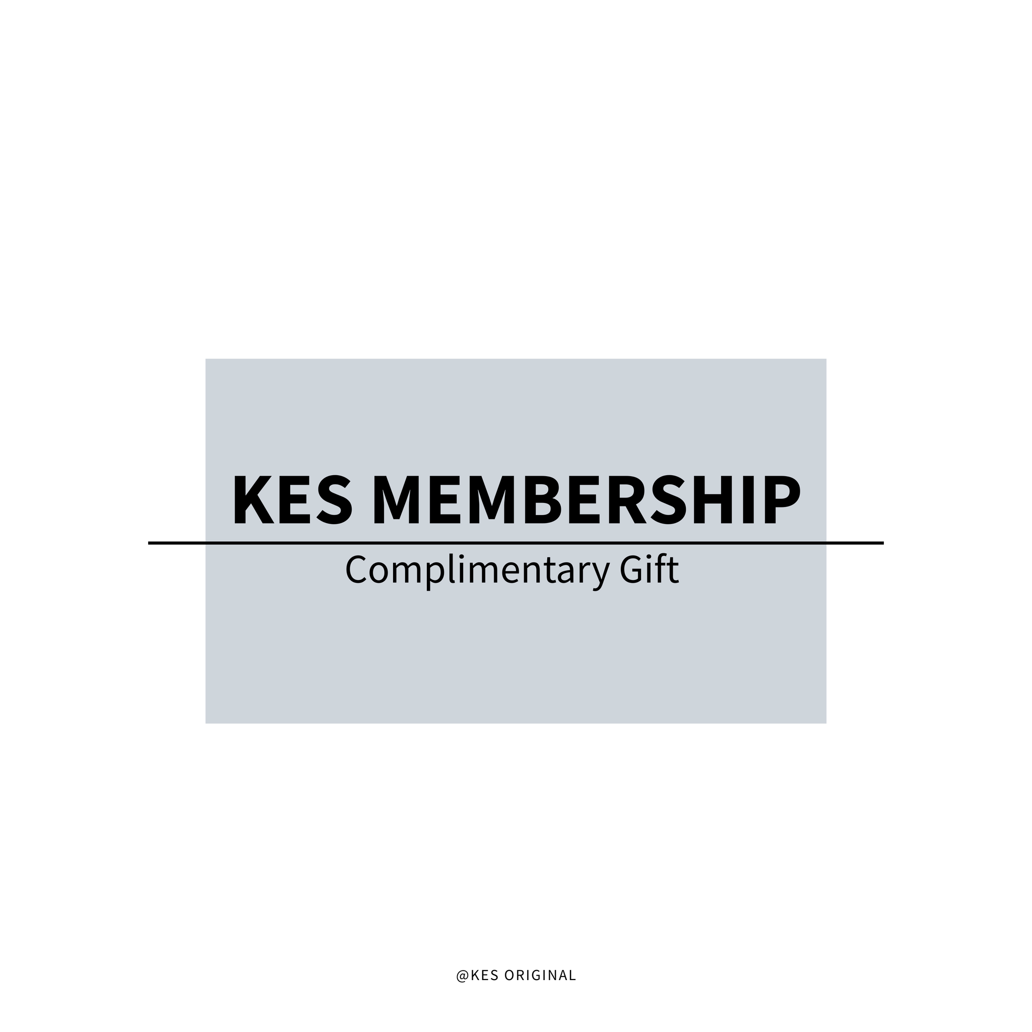 KES Membership Gift (Read About Product) - $120