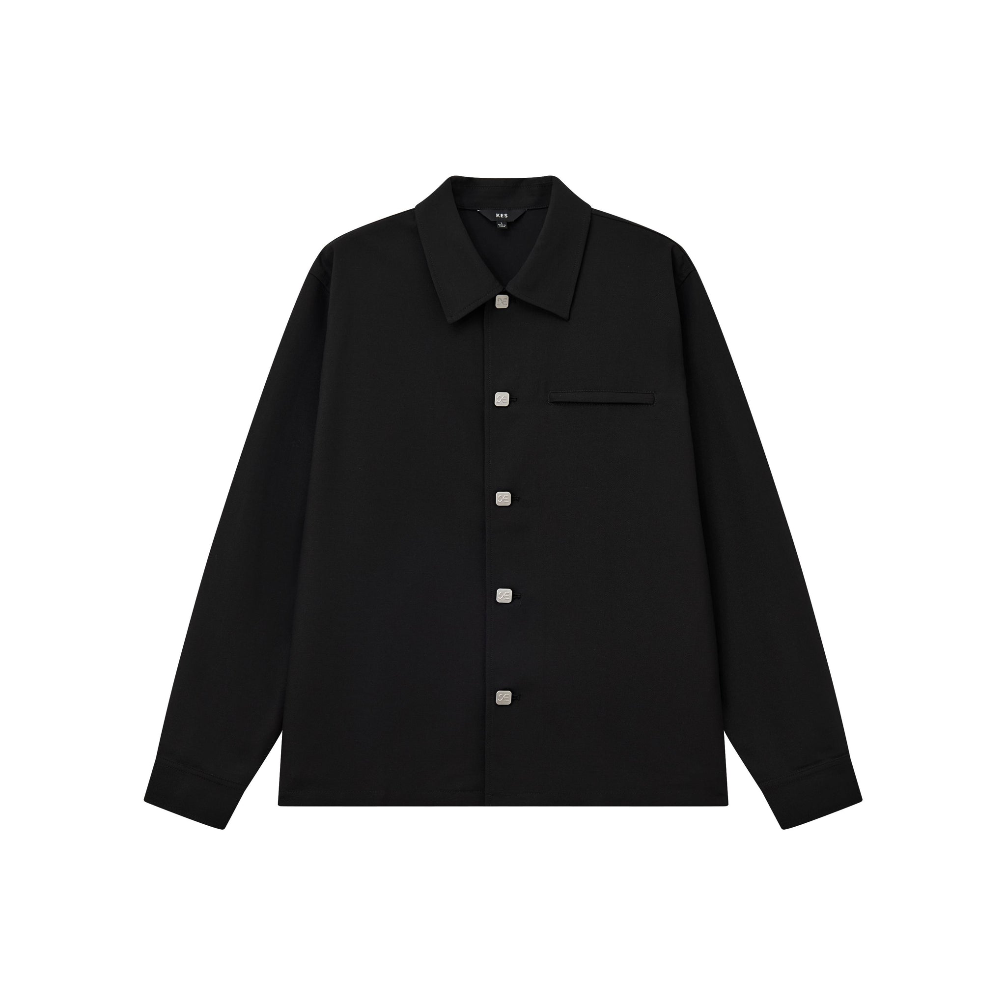 Black Fake Line Pocket Jacket (Men's)