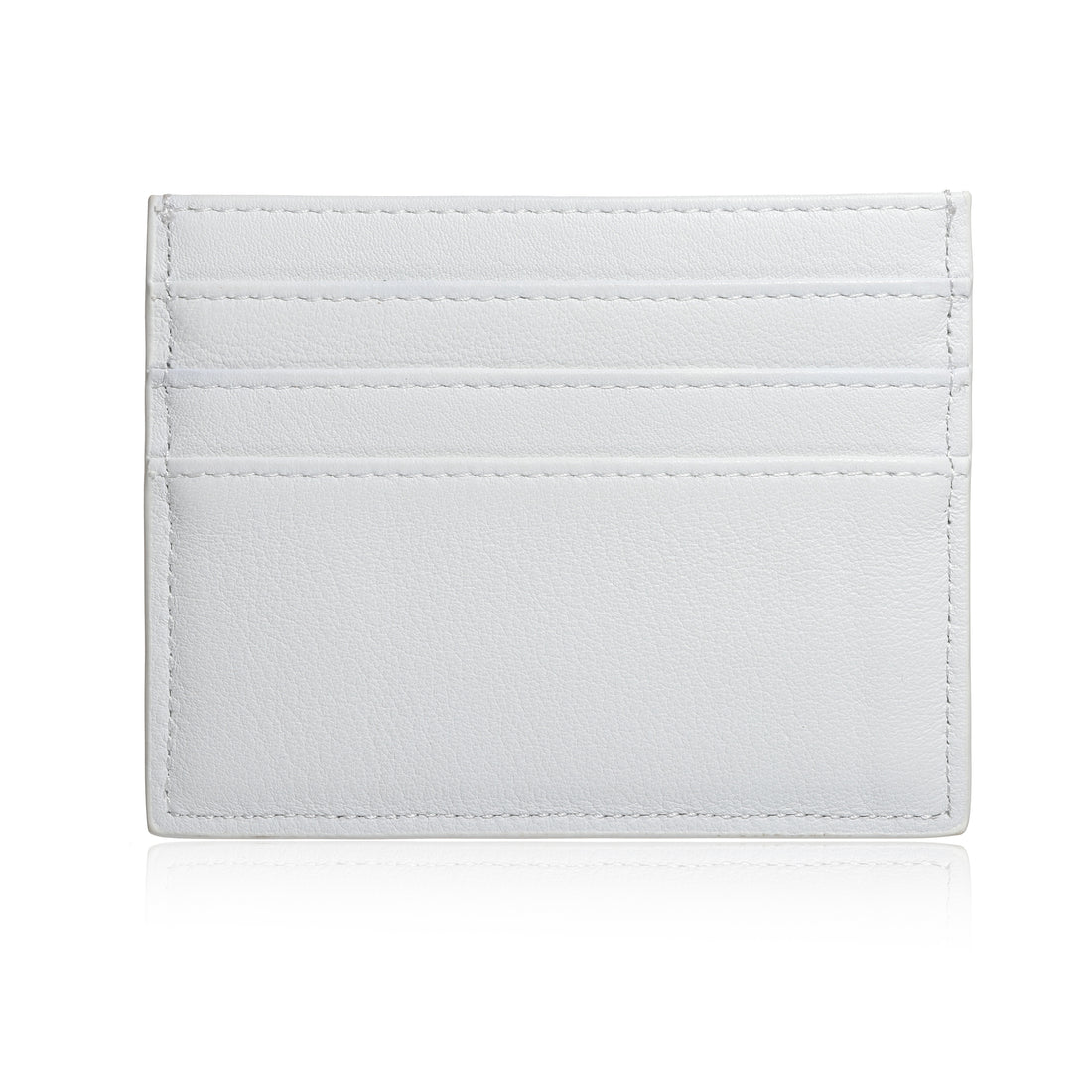 White White Logo Stamp Serenity Cardholder (Unisex)